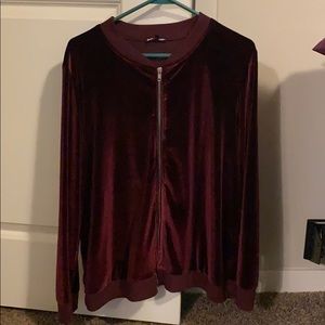 Maroon Velvet jacket